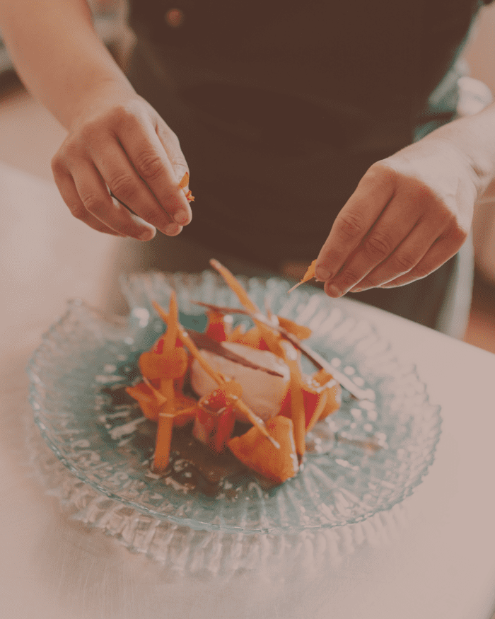 emplatando zanahoria rallada